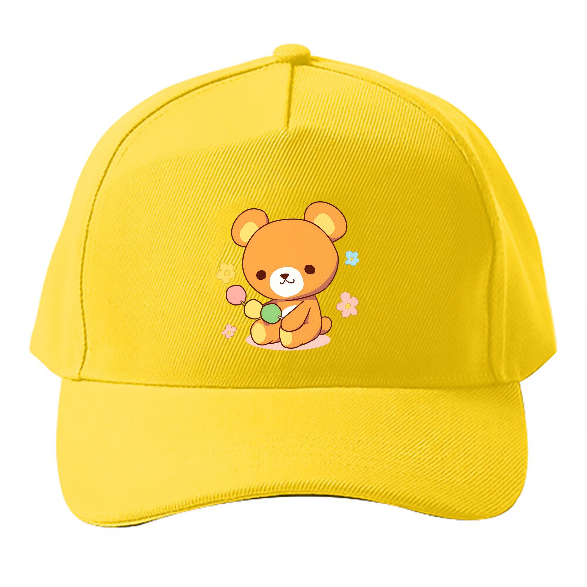 （画像用） リラックマ リラックマ キイロイトリ Rilakkuma Korilakkuma Kiiroitori ベースボールキャップ 綿100％ 男女兼用 帽子 スポーツ